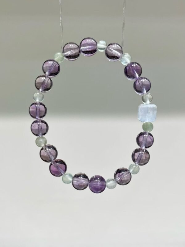 hc-1110-e34d894db243e9eacc91355aa6d3d597.jpg Amethyst Sugar-Cube Bracelet NO. 1110