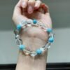 Clear Quartz Freeform Bracelet NO. 1113