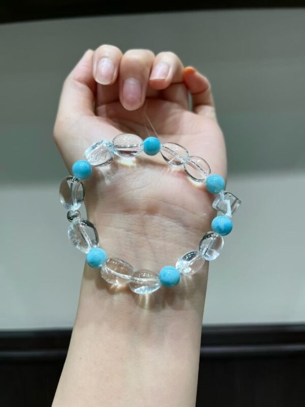 Clear Quartz Freeform Bracelet NO. 1113