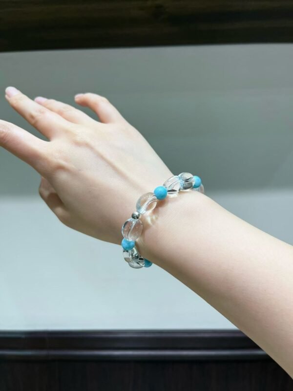 Clear Quartz Freeform Bracelet NO. 1113