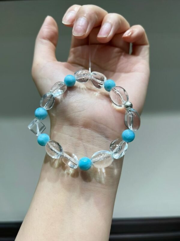 Clear Quartz Freeform Bracelet NO. 1113