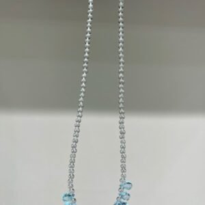 Clear Quartz Teardrop Necklace NO. 1117