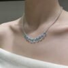 Clear Quartz Teardrop Necklace NO. 1117