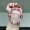 Clear Quartz Candy Bracelet NO. 1123