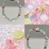 hc-1124-cb6f136eab6e09bf50af222136efaa01.jpg Clear Quartz Candy Bracelet NO. 1124