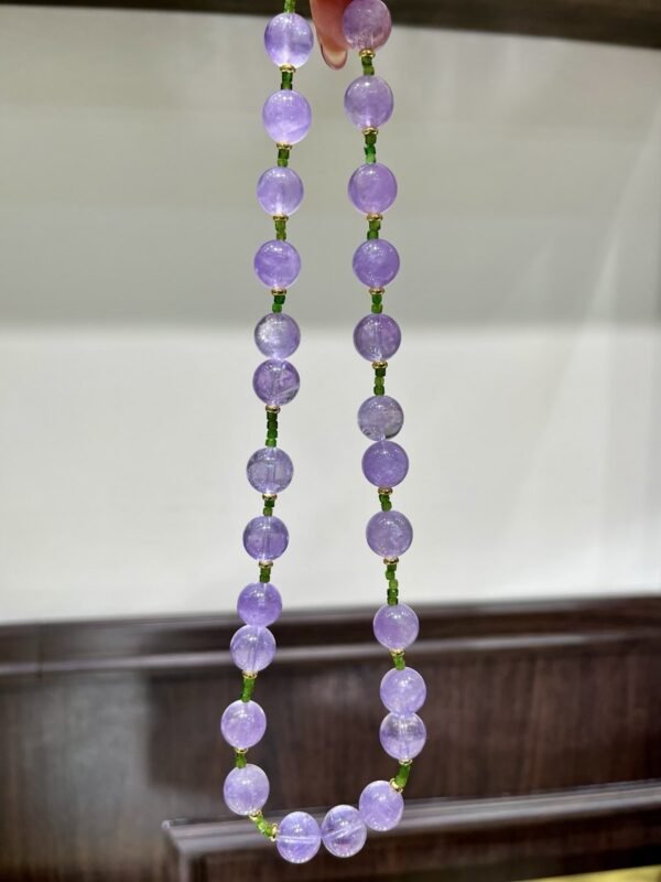Crystal Sugar-Cube Necklace NO. 1145