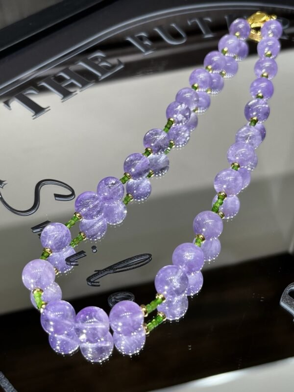 Crystal Sugar-Cube Necklace NO. 1145