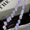 Crystal Sugar-Cube Necklace NO. 1145