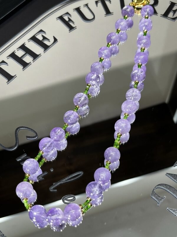 Crystal Sugar-Cube Necklace NO. 1145