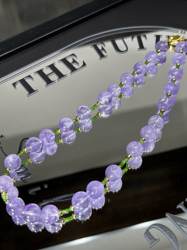 Crystal Sugar-Cube Necklace NO. 1145