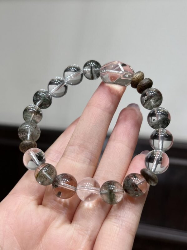 Phantom Quartz Freeform Bracelet NO. 1157