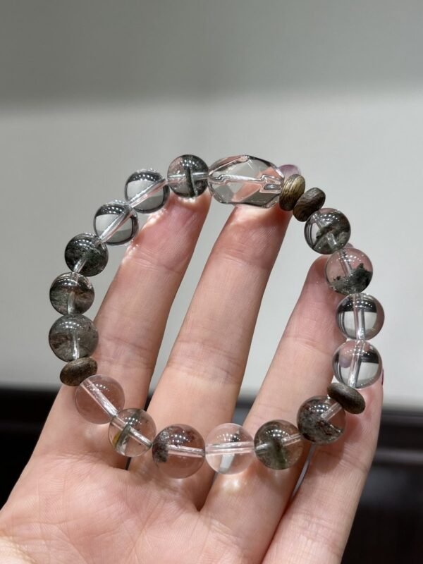 Phantom Quartz Freeform Bracelet NO. 1157