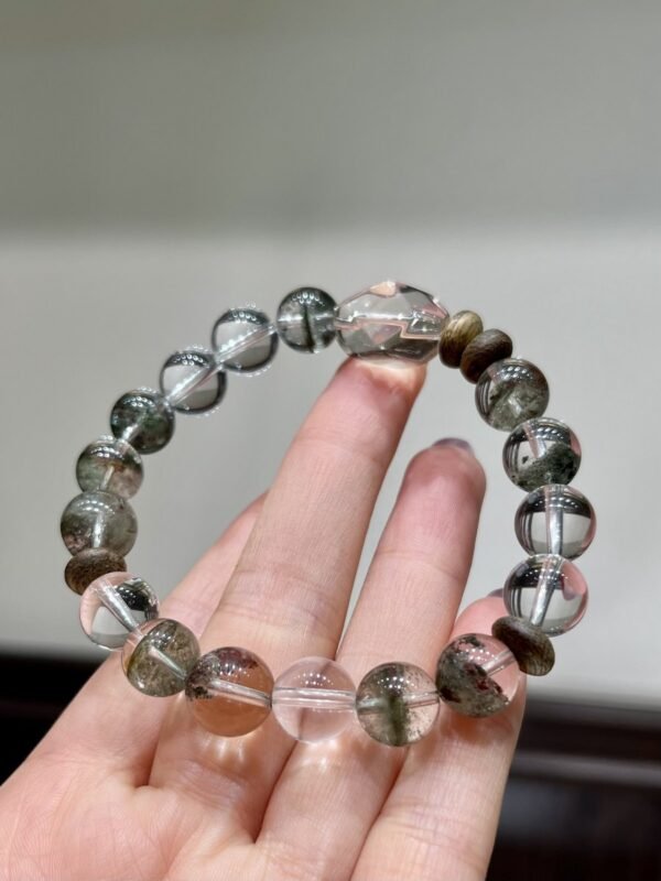 Phantom Quartz Freeform Bracelet NO. 1157