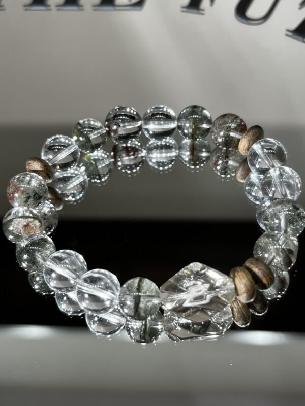 Phantom Quartz Freeform Bracelet NO. 1157