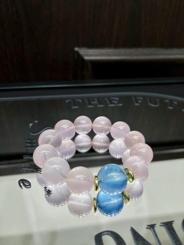 hc-1194-06ead338307ef9fd0e712f975756d22c.jpg Rose Quartz Bracelet NO. 1194