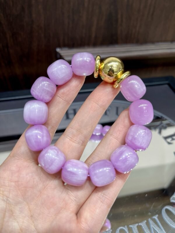 Kunzite Barrel Bracelet NO. 1200