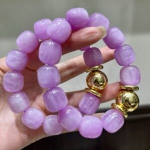 Kunzite Barrel Bracelet NO. 1200