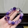 Amethyst Double-Point Bracelet NO. 1212