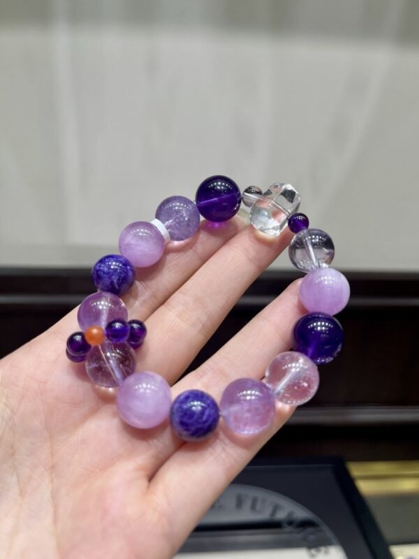 Amethyst Double-Point Bracelet NO. 1212