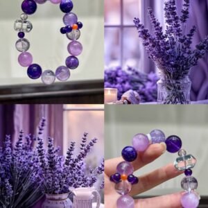 hc-1212-6a3edfe52abe7e7f5cb4859272cafa5f.jpg Amethyst Double-Point Bracelet NO. 1212