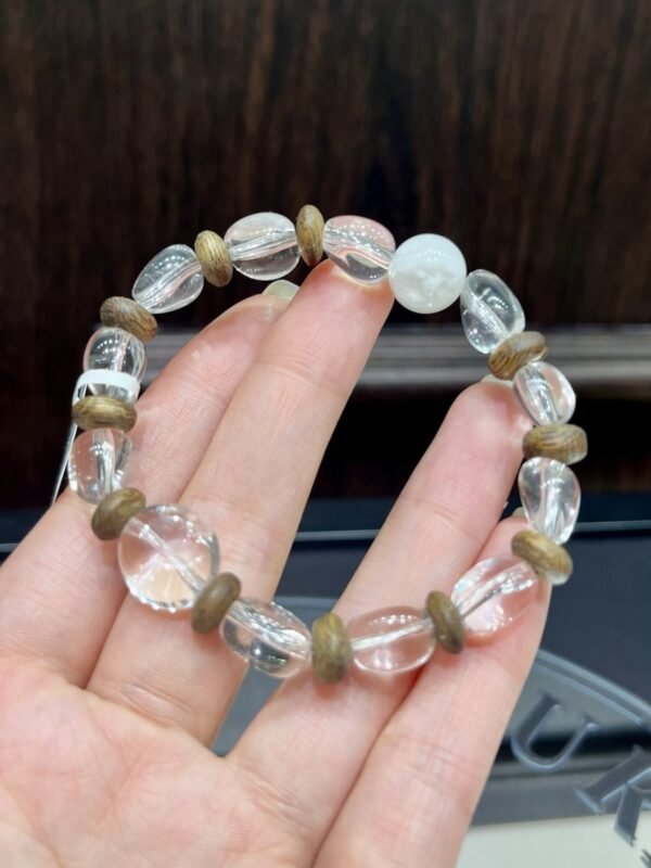 Phantom Quartz Freeform Bracelet NO. 1216