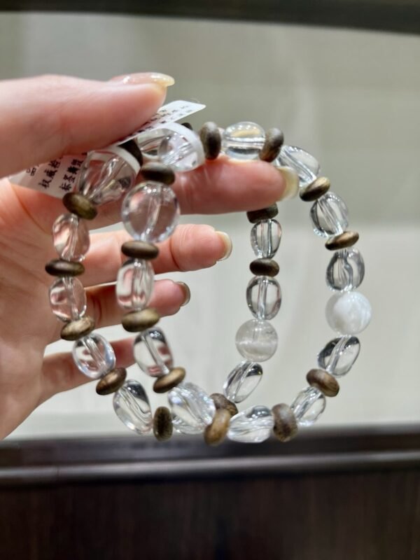 Phantom Quartz Freeform Bracelet NO. 1216