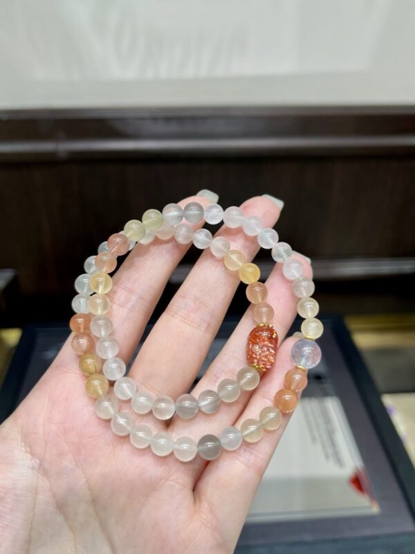 Fairy-Hair Quartz Bracelet with Pixiu NO. 1224