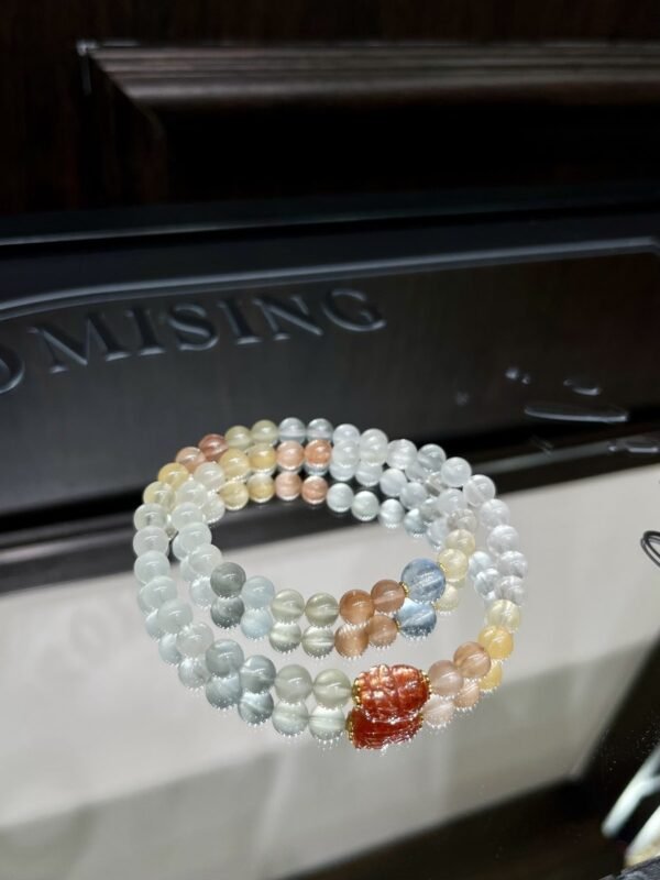 Fairy-Hair Quartz Bracelet with Pixiu NO. 1224