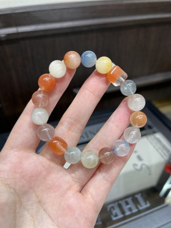Fairy-Hair Quartz Sugar-Cube Bracelet NO. 1227