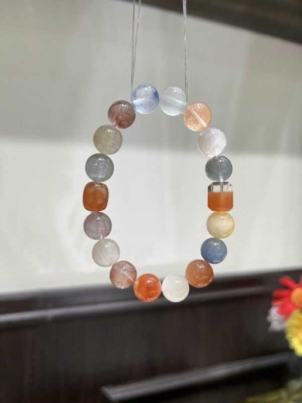 Fairy-Hair Quartz Sugar-Cube Bracelet NO. 1227
