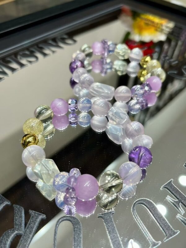 Rutilated Quartz Bracelet NO. 1237
