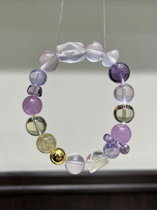Rutilated Quartz Bracelet NO. 1237