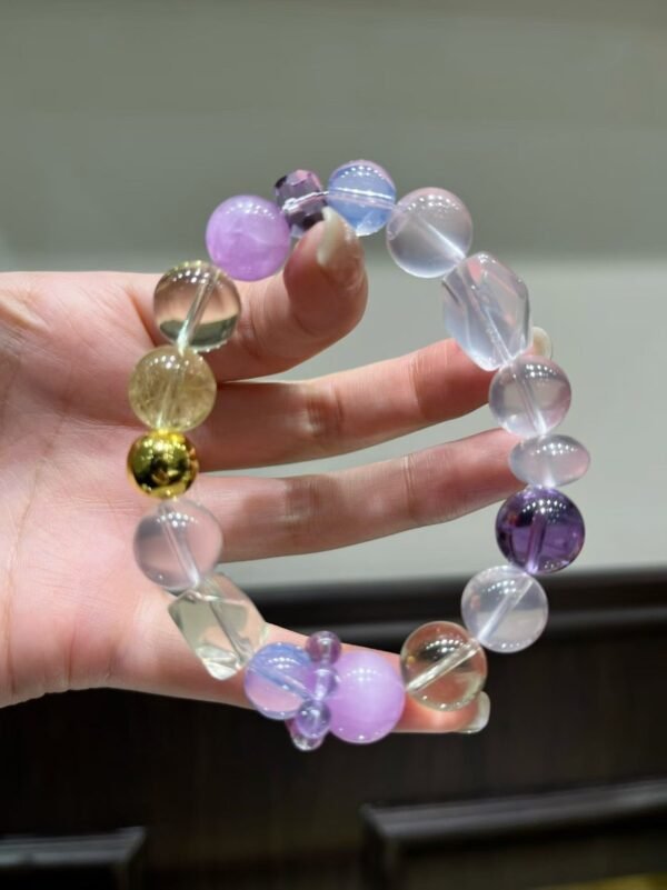 Rutilated Quartz Bracelet NO. 1237