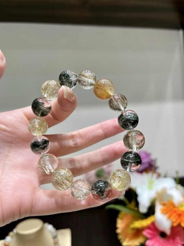 hc-1244-7adf09c686a4526daf57b9ad79587427.jpg Rutilated Quartz Bracelet NO. 1244