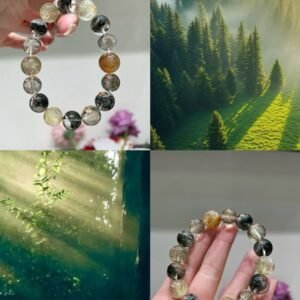 hc-1244-8b1ec2871279bbf102a715cd145242d4.jpg Rutilated Quartz Bracelet NO. 1244