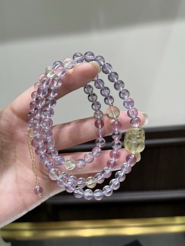Amethyst Bracelet with Pixiu NO. 1248