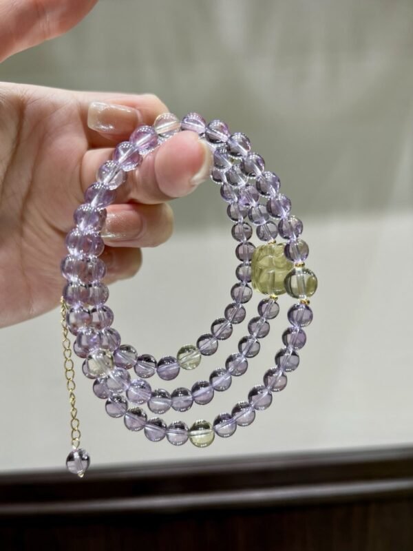Amethyst Bracelet with Pixiu NO. 1248
