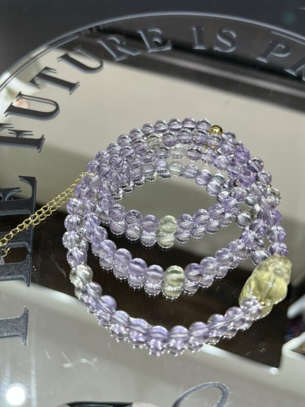 Amethyst Bracelet with Pixiu NO. 1248