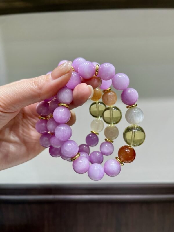 hc-1255-34036509103fd6bd9989c2f42d28af07.jpg Kunzite Bracelet NO. 1255