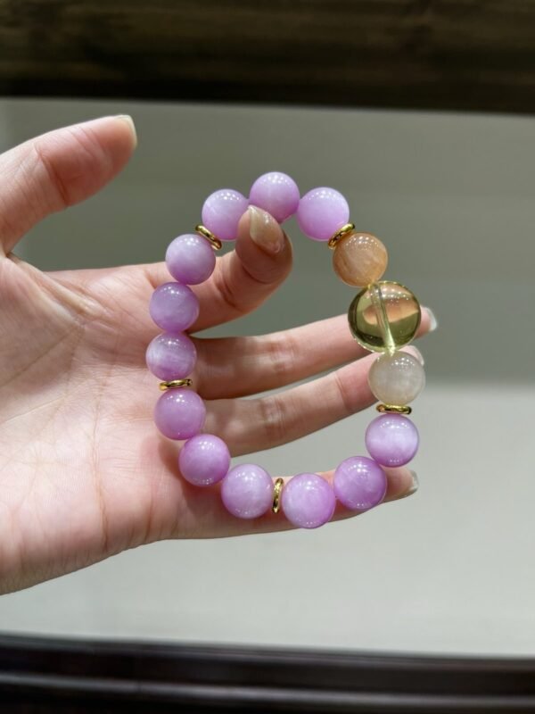 hc-1255-7f622b4c3c1f4da2b33e23b162364ad3.jpg Kunzite Bracelet NO. 1255
