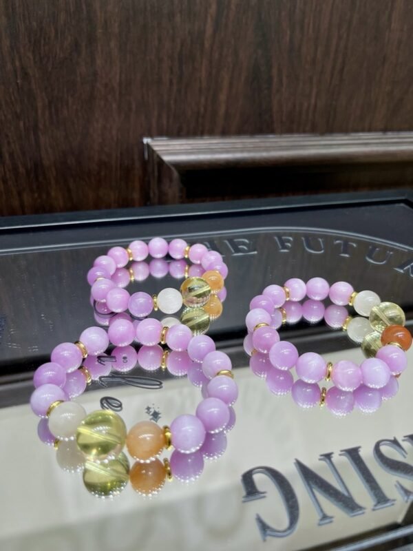 hc-1255-85089d6778ad84b52b3ed9b77504c5e1.jpg Kunzite Bracelet NO. 1255