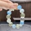 Aquamarine Sugar-Cube Bracelet NO. 1256