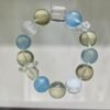Aquamarine Sugar-Cube Bracelet NO. 1256