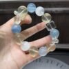 Aquamarine Sugar-Cube Bracelet NO. 1256