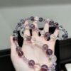 Amethyst Bubble Necklace NO. 1257