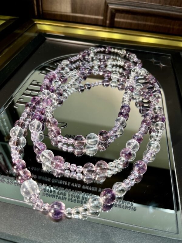 Amethyst Bubble Necklace NO. 1257