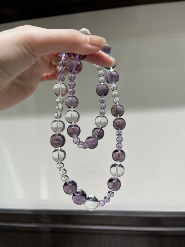 Amethyst Bubble Necklace NO. 1257