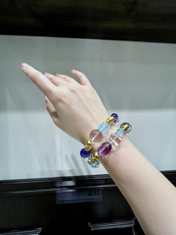 Amethyst Bubble Bracelet NO. 1282