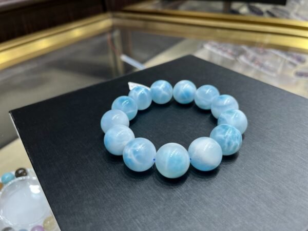 hc-1287-60d91aa0f2df6f9d7c7c3a378870703a.jpg Larimar Bracelet NO. 1287