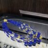 Lapis Lazuli Sugar-Cube Necklace NO. 1292